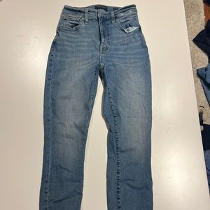 lucky brand high rise crop bridgette jeans